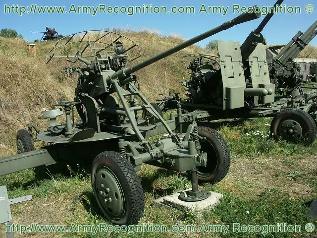 M1939 61-k 37mm anti-aircraft gun technical data sheet specifications information description pictures photos images intelligence identification intelligence Russia Russian army defence industry military technology 