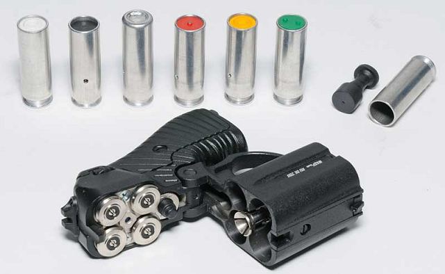 During the Worldwide Exhibition of Internal State Security, Milipol 2013 in France, the Russian Company OSA multipurpose weapon systems has signed a first contract for sales of Wasp grenades. French Police has also show interest for the OSA PB-2-4 non-lethal pistol.