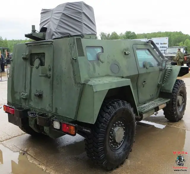 The new Russian-made 4x4 light armoured vehicle "Ansyr" has successfully performed its first trial tests. This information was released during a defense event organized by the Russian Ministry of Defence. This new vehicle is developed in collaboration with the Ministry of Internal Affairs of Russia.