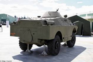 BRDM 2 4x4 wheeled reconnaissance armored vehicle Russia rear view 001