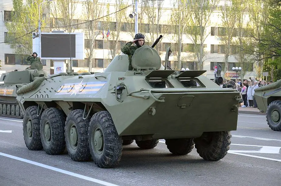 BTR 70 8x8 APC wheeled armored personnel carrier vehicle Russia