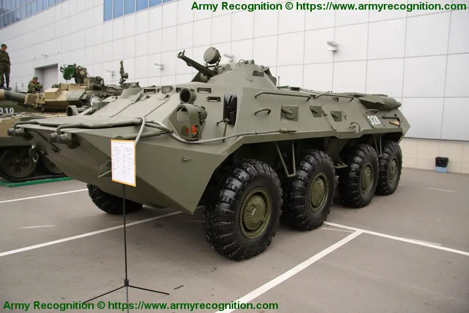 BTR 80 APC 8x8 wheled armored vehicle personnel carrier Russia Russian army defense industry 925 001