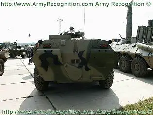 BTR-80A armoured vehicle personnel carrier technical data sheet specifications information description pictures photos images intelligence identification intelligence Russia Russian army defence industry military technology 