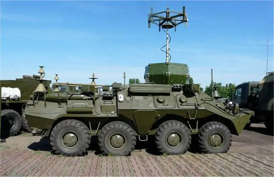 Infauna K1Sh1 UNSh 12 electronic warfare armored vehicle jamming communication Russia 925 001