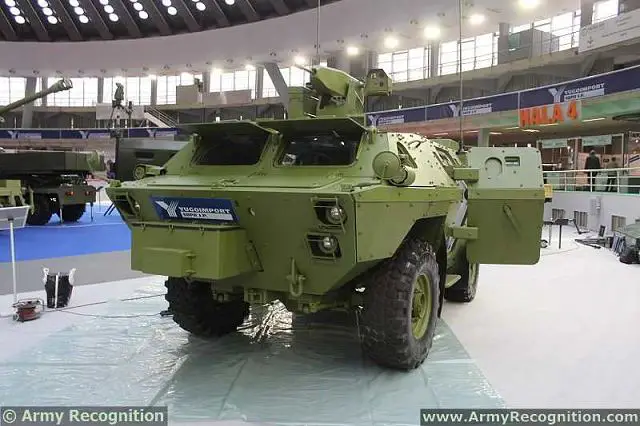 The Serbian Defence Company YugoImport presents ist latest generation of 4x4 tactical armoured vehicle BOV M11 at the defense fair, Partner 2013. The concept of BOV M11 4x4 multi-role command / reconnaissance / patrol armored combat vehicle provides for installation of different types of equipment which enables the use of the vehicle in various services of armed forces.