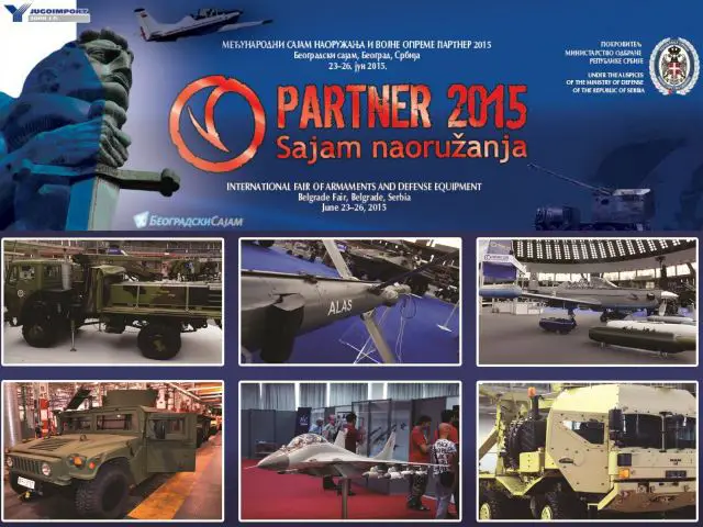 Partner 2015 pictures Web TV Television video photos images International fair of armament and military equipment defense exhibition Belgrade Serbia Serbian army 