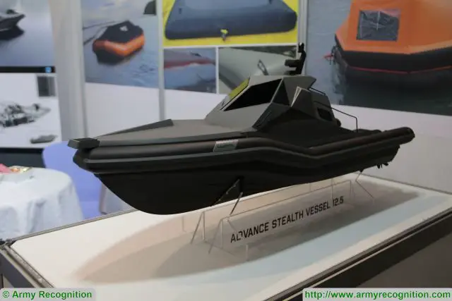 Serbian Company Airtech Systems presents a new concept of stealth vessel offering new naval superiority and multi functionality through most difficult and demanding missions. Called M-RIB 17, it is a modern, fast and low RCS (radar cross section) and heavily armed green and brown water vessel designed to perform patrol, combat and command craft missions.
