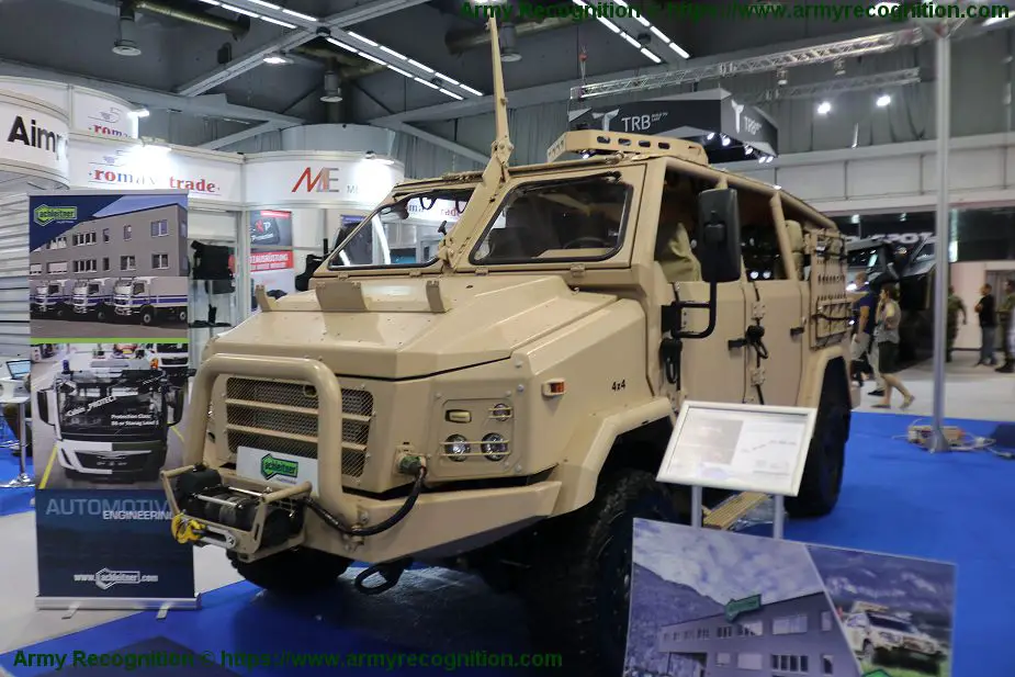 Achleitner promotes its range of security and military vehicles Partner 2019 Serbia 925 001