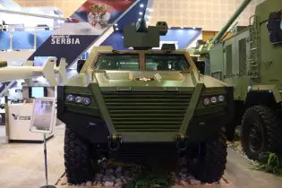 Milosh BOV M16 4x4 armoured multi-purpose combat vehicle technical data sheet specifications pictures video information intelligence description photos images identification YugoImport Serbia Serbian defence industry army military technology