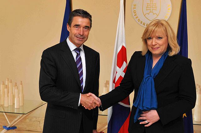 In May 2011, during his official visit to the Slovak Republic, NATO Secretary General Anders Fogh Rasmussen met with the highest authorities of the country. He discussed various topics, in particular the issues of security and defense policy, with the President of the country Ivan Gašparovic, Prime Minister Iveta Radicová.