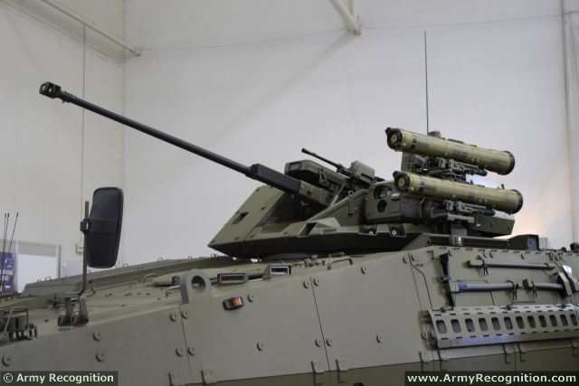 At IDEB 2014, Slovakia and the Czech Republic presents a joint project of a new modernized infantry fighting vehicle, the Sakal based on the Russian-made infantry fighting vehicle BMP-2. The vehicle is jointly produced by companies from Slovakia and Czech Republic as a project of the Slovak Ministry of Defence.