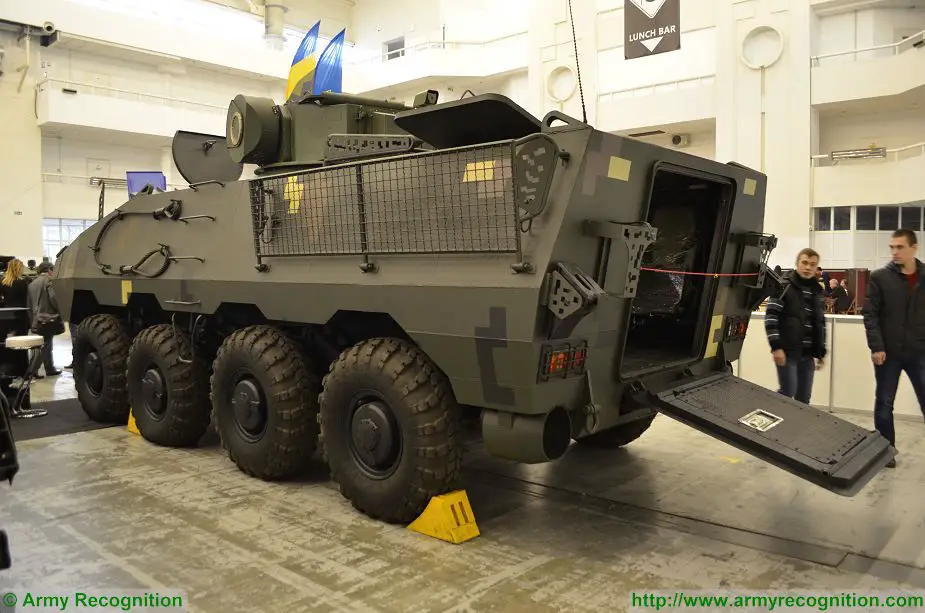 Otoman 8x8 armoured vehicle with BM 3 Storm turret Ukraine Arms and Security 2017 925 002