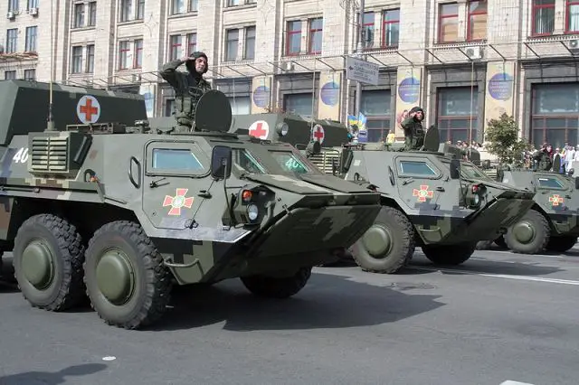 Ukraine Army BMM-4S armored medical vehicle 
