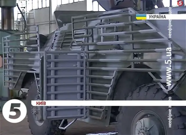 A video releases by the Ukrainian TV channel "5th Channel" shows the modernization of BRDM-2 4x4 armoured vehicle performed by the Design and Technology Centre (TCC) of the Ministry of Defense of Ukraine in Kiev.