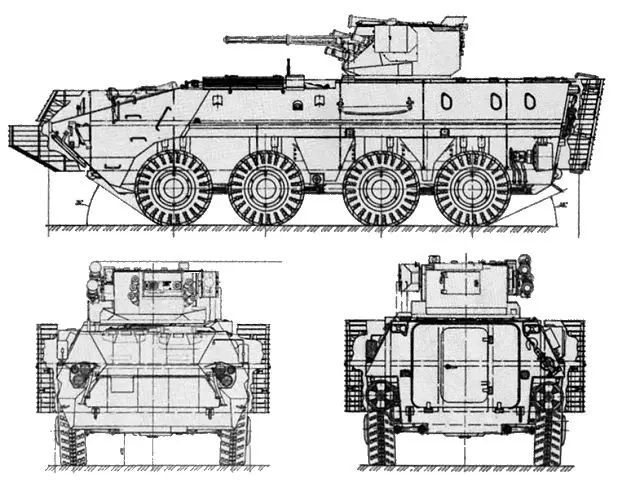 BTR-4MV APC 8x8 armoured vehicle personnel carrier technical data sheet specifications description information intelligence pictures photos images identification Ukraine Ukrainian defense industry military technology army