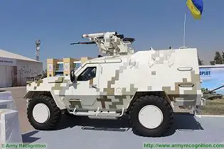 Dozor B 4x4 wheeled light armoured vehicle personnel carrier Ukraine Ukrainian army defense industry military equipment left side view 001