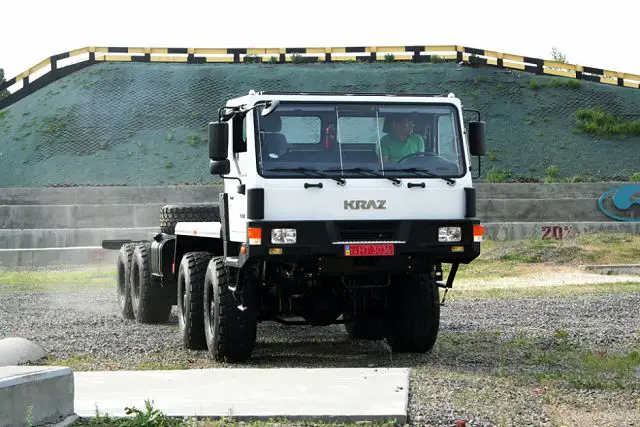 Efforts are underway at “AutoKrAZ” to develop a promising lineup of cabover vehicles. Another novelty of the Kremenchug Automobile Plant is a new KrAZ H27.3EX (8X8) chassis truck used to carry special equipment such as cranes, equipment for oil and gas and forest industries.