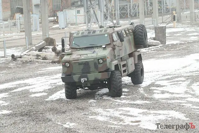 Shrek KRAZ 4x4 MRAP mine protected armoured vehicle Ukraine Ukrainian army military equipment 001