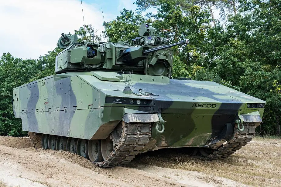 ASCOD Ajax IFV Infantry Fighting Vehicle tracked armoured General Dynamics European Land Systems 925 001