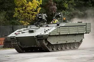 ASCOD IFV Infantry Fighting Vehicle tracked armoured General Dynamics European Land Systems left side view 001