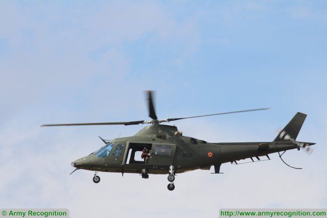 The AgustaWestland AW109 (A109) is a light-weight, twin-engine, eight-seat multi-purpose helicopter built by the Anglo-Italian manufacturer AgustaWestland. The AW109 Light Utility Helicopter (LUH) has established itself as a best-selling military light-twin helicopter able to satisfy a wide range of military requirements. This ability to fulfil a wide range of missions makes the aircraft a true force multiplier, providing military commanders with excellent operational flexibility.