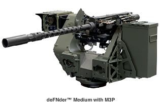 deFNder Medium Remote Weapon Station RWS Belgium defense industry left side 315 001