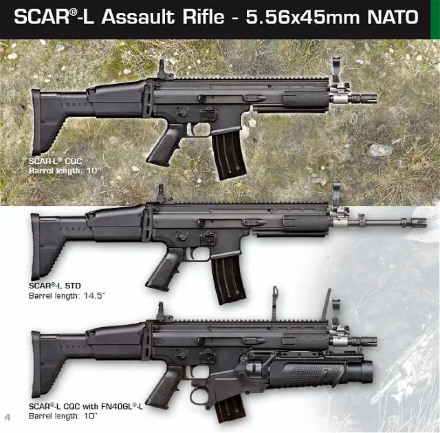 FN SCAR  Rifle New to the Army Data Leaflet 