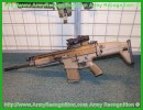 Early 2004, United States Special Operations Command (USSOCOM) issued a solicitation for a family of Special Forces Combat Assault Rifles, the so-called SCAR, designed around two different calibers but featuring high commonality of parts and identical ergonomics.The SCAR-L STD assault rifle is chambered in 5.56x45mm NATO caliber and is fitted with a standard 14" barrel.