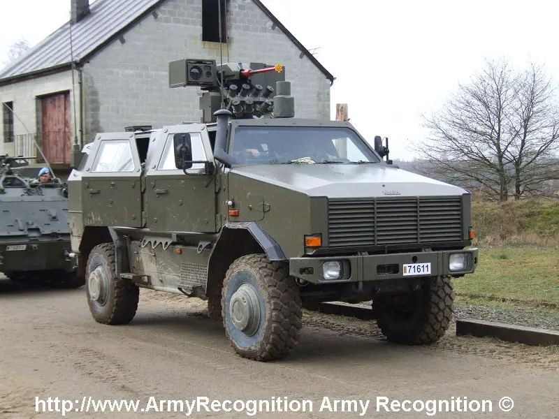 Dingo 2 MPPV multipurpose protected wheeled armoured vehicle personnel carrier Belgian army