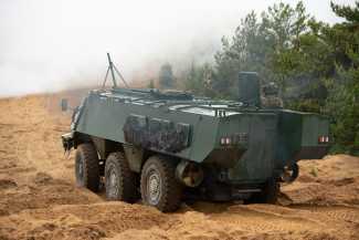 Patria_6x6_APC_Finland_Rear_View
