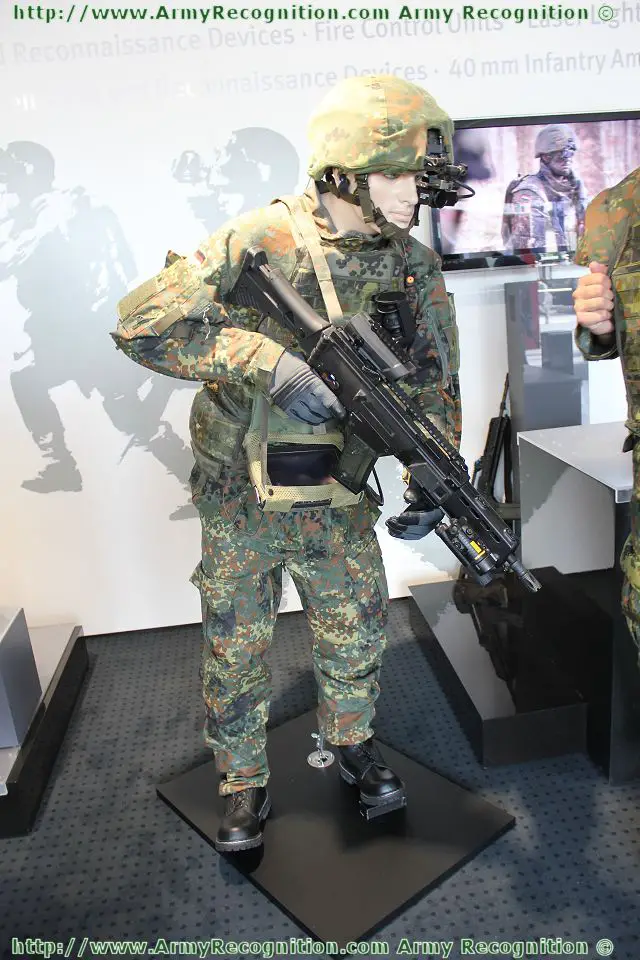 On behalf of the German Armed Forces, Rheinmetall has developed the “Gladius” modular soldier system. Formerly known as the “Infanterist der Zukunft-Erweitertes System” (IdZ-ES and IdZ-2), it is currently in the procurement phase. This innovative system is on display at the Rheinmetall pavilion at Eurosatory 2012.