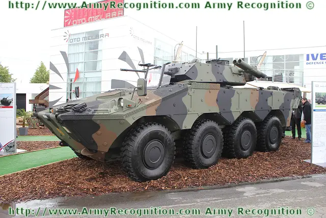 The Centauro VBM Freccia Explorer is an 8 X 8 armoured wheeled vehicle which combines the proven and highly reliable drive train of the Centauro Family with a hull especially designed to ensure the maximum crew survivability. 
