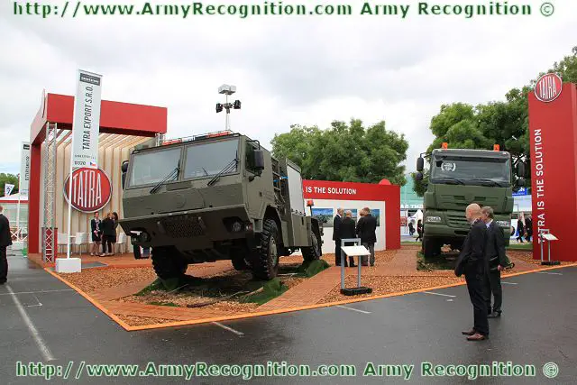 Tatra Trucks at Eurosatory 2012 with its new range of military trucks. Starting this year, a new heavy truck line TATRA PHOENIX extends the special sector range of the Koprivnice-based TATRA, a.s.. The high mobility heavy duty defense truck program thus has at its disposal a state-of-the-art, competitive and at the same time highly efficient solution.