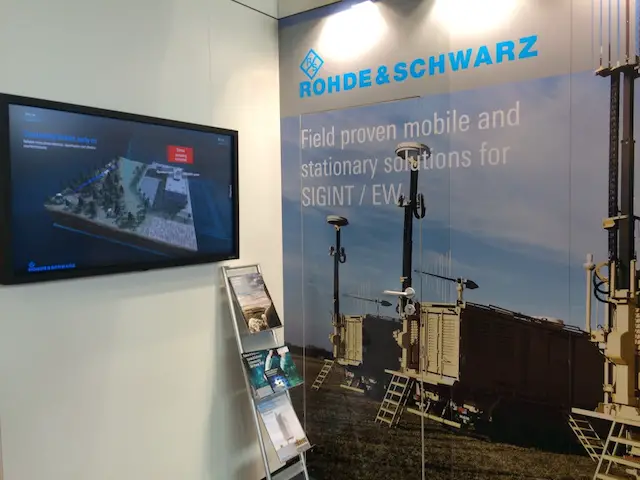 Eurosatory 2016 R S showcases in Europe the DDF1555 portable direction finder 2