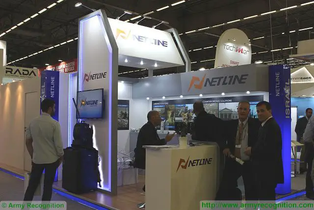 Israeli Company Netline Communication Technologies launches counter-drone system at Eurosatory 2016 001