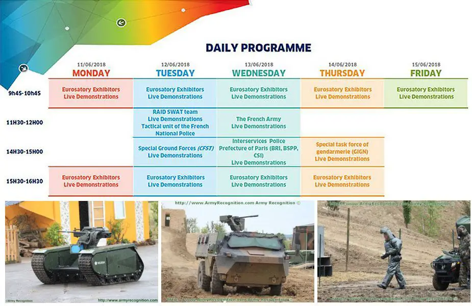 Eurosatory 2018 live demonstration daily progarm pictures 2 925 0001