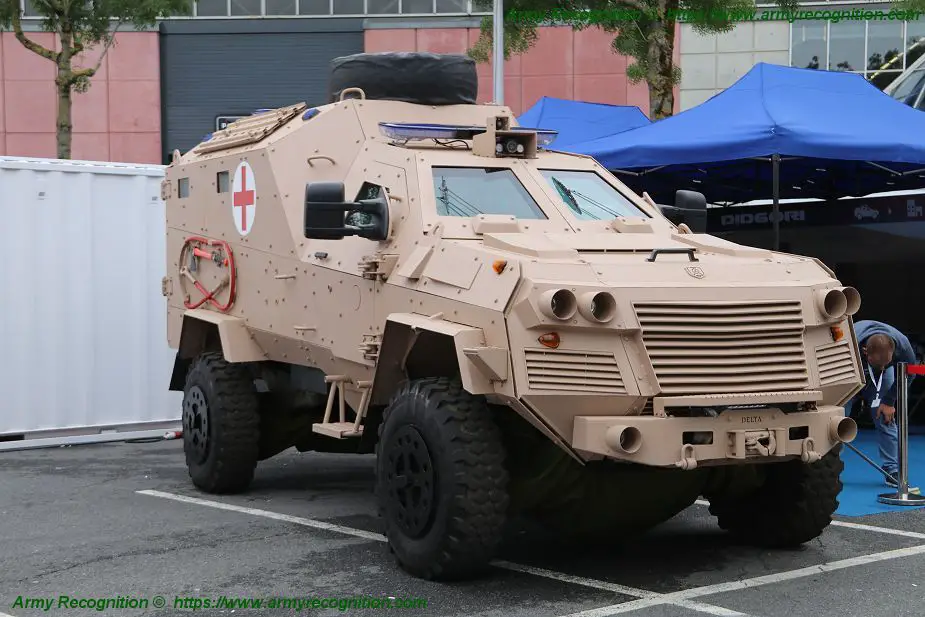 Georgian defense industry presents Didgori 4x4 ambulance armored at Eurosatory 2018 925 001