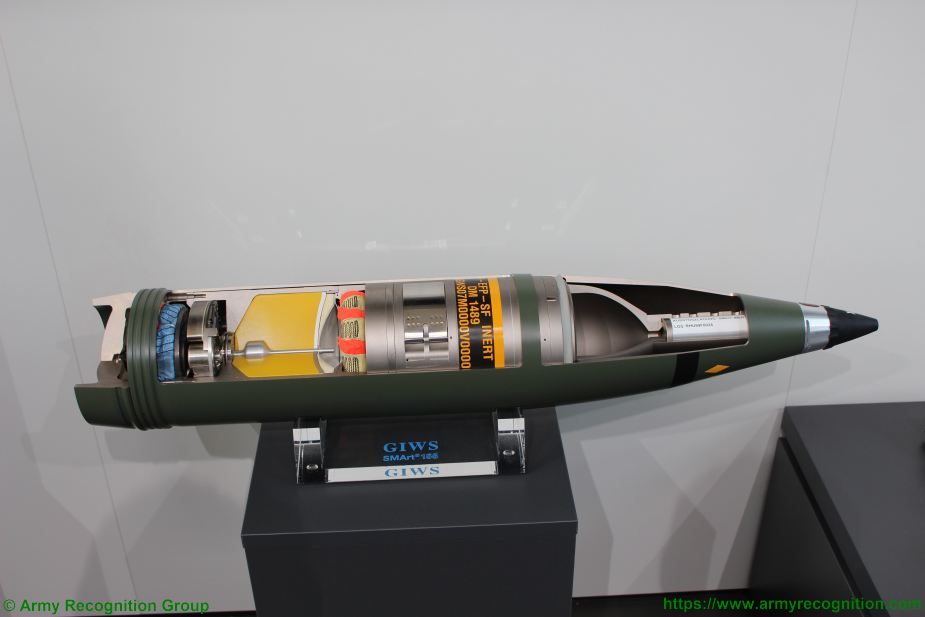rheinmetall smart155 ammunition eurosatory 2018