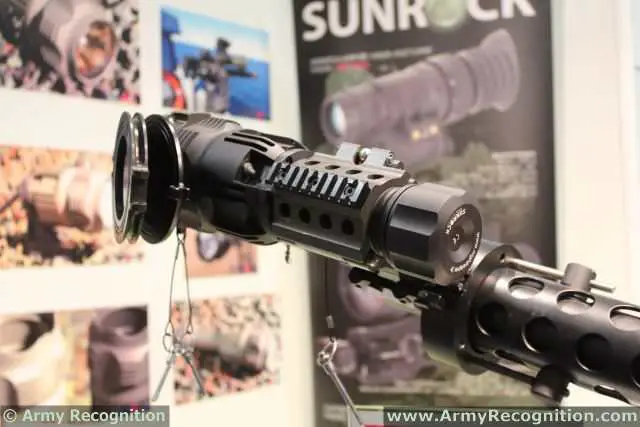 The French Company Sunrock presents latest technology of Crew Served Weapon Light (CSWL) with its Night Reaper searchlight with Mark 3 mount system at FED 2013, the French defence event of buyers and suppliers of Defence Industry which was held 29 and 30 May 2013 in Paris, France.