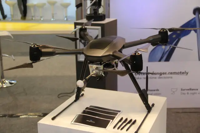 Aerialtronics presents its Altura Zenith unmanned aircraft systems during Milipol 2015 640 001