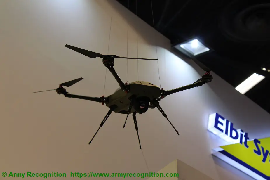 Milipol PAris 2019 Elbit Systems introduces MAGNI a vehicle launched multi rotor micro drone
