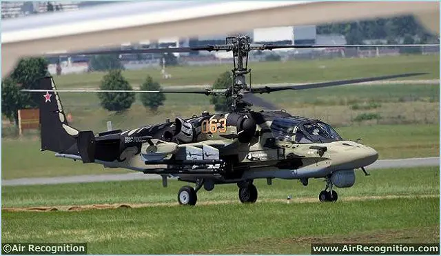 Russian Helicopters, a subsidiary of Oboronprom, part of State Corporation Rostec and a leading global designer and manufacturer of helicopters, and Rosoboronexport showcased the latest Ka-52 Alligator combat helicopter at the Paris Air Show 2013. The helicopter made its international debut on the first day of Le Bourget with a spectacular program full of aerobatic manoeuvres that was one of the highlights of the 50th Paris Air Show.