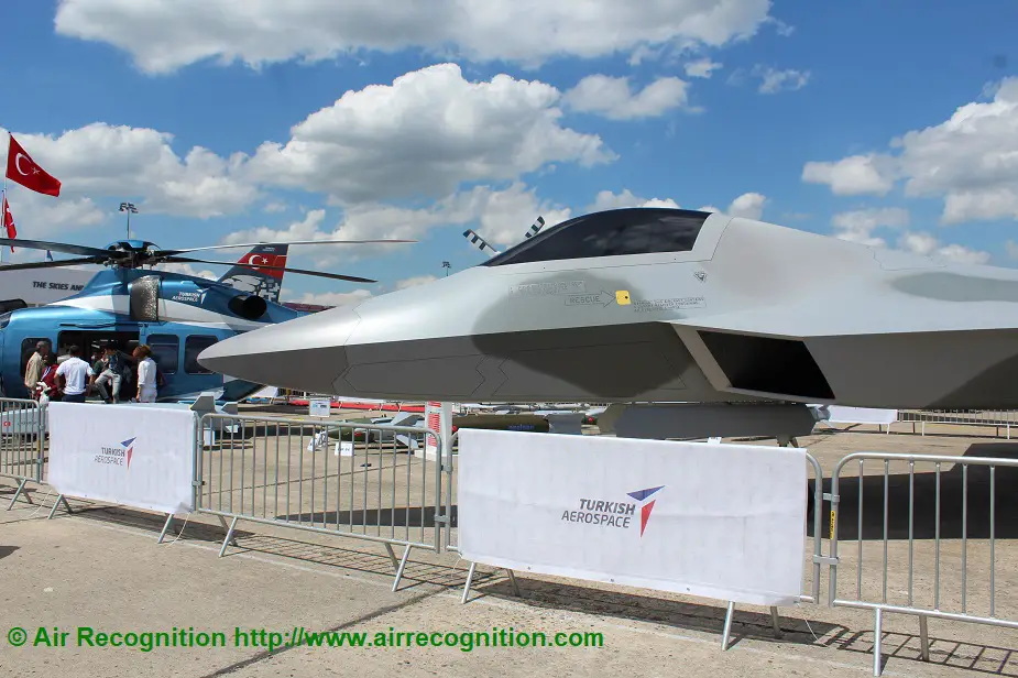 Paris Air Show 2019 Turkish Aerospace unveils full size model of Turkish fighter3