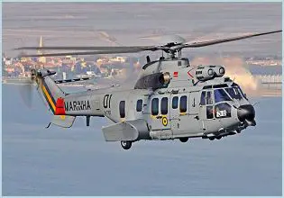 EC725 Caracal Super Cougar long-range tactical transport helicopter technical data sheet specifications information description pictures photos images video intelligence identification Nexter Systems France French army defence industry military technology 