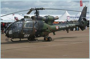 SA342 Gazelle SA341 light multi-role combat helicopter aircraft technical data sheet specifications intelligence description information identification pictures photos images video France French Air Force aviation aerospace defence industry military technology