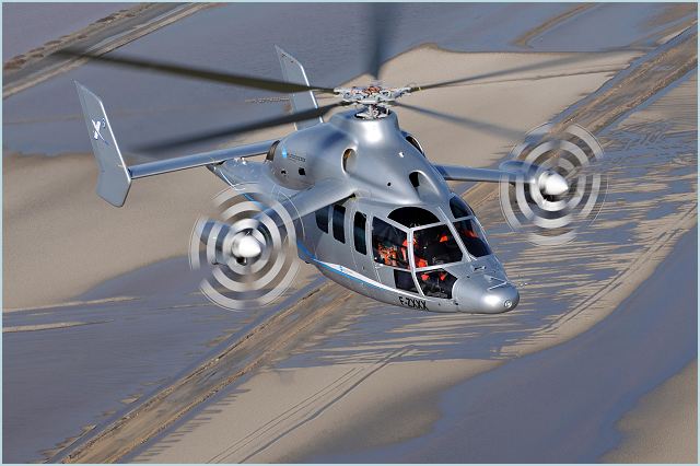 X3 Eurocopter demonstrator hybrid helicopter data sheet specifications intelligence description information identification pictures photos images video France French Air Force aviation aerospace defence industry military technology