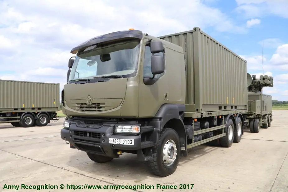 Crotale NG short range mobile air defense missile system France details 925 005