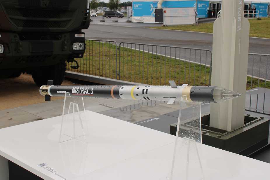 Mistral 3 MANPADS man portable air defense missile system MBDA France details 925 001