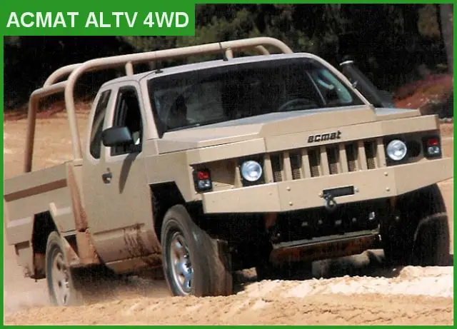 ALTV 4WD Acmat véhicule léger à roues tactique 4x4 transport de troupe multi missions fonctions France français fiche technique photos images description identification