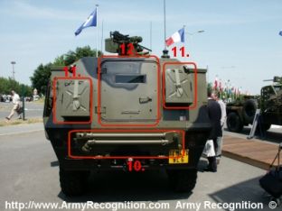 ACMAT VLRB Details Back Wheeled Armoured Vehicle France 01